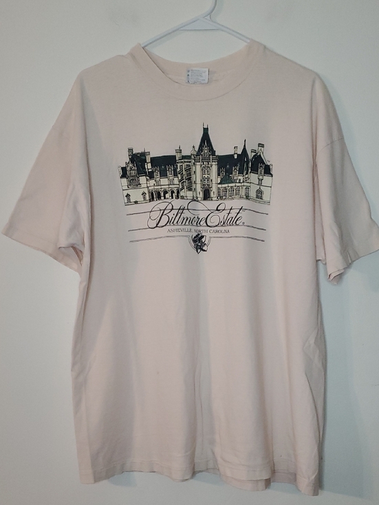Hanes Other - Vintage Single Stitch Hanes Beefy-T Builtmore Estate Crewneck Tee Size XL Travel